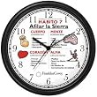 Habit 7 - Sharpen the Saw (Spanish) - Wall Clock from THE 7 HABITS - CLOCK COLLECTION by WatchBuddy Timepieces (Hunter Green Frame)