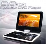 9インチ地上デジタル放送対応フルセグチューナー搭載アンチショツク機能付ポータブルDVDプレーヤー車載ヘッドレスト取り付けケース付属