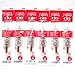 Uni-ball Ballpoint Pen Red Ink Refills(UMR85N.15), 0.5mm, for Signo 207 Retractable Pen(UMN-207-05),× 6 Pack/total 6 pcs (Japan Import) [Komainu-Dou Original Package]