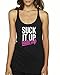 Panoware Women's Workout Racerback Tank | Suck It Up Buttercup
