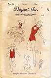 Dazian's No 15 Sewing Pattern Girls Salsa Dance Leotard Flounce Skirt Size 8
