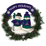 Arizona Diamondbacks Team Snowman Christmas Wreath