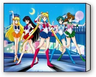 ArtShop Gallery Wrapped Sailor Moon Classic Custom Modern Art Painting Wall Decor Canvas Print