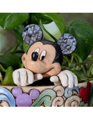 Home: JIM SHORE DISNEY TRADITIONS MICKEY MOUSE CACHEPOT CHARACTER SMALL PLANTER STAKE - Jim Shore, Disney