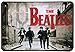 ERLOOD The Beatles Distressed Look Metal Tin Sign,12