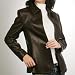 BGSD Women's Lambskin Scuba Leather Jacket - Misses, Petite, Plus