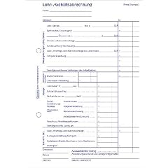 Lohnabrechnung Sd A5 2X40Blt 1754 Zweckform