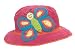 San Diego Hat Hot Pink Butterfly Brim, Pink, 6-12 Months