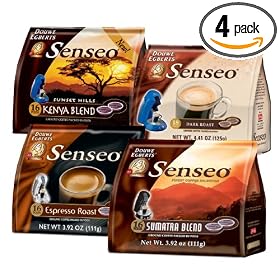 Senseo Bold 4-Flavor Coffee Variety Pack III, 16-to 18-Count Pods (Pack of 4)