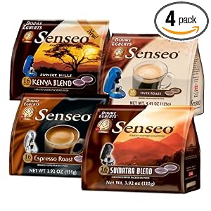 51SvS8 J73L. SL500 AA300 PIbundle 4,TopRight,0,0 AA300 SH20  Senseo Bold 4 Flavor Coffee Variety Pack III, 16 to 18 Count Pods (Pack of 4)