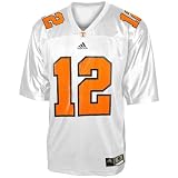 adidas Tennessee Volunteers #12 White Replica Football Jersey