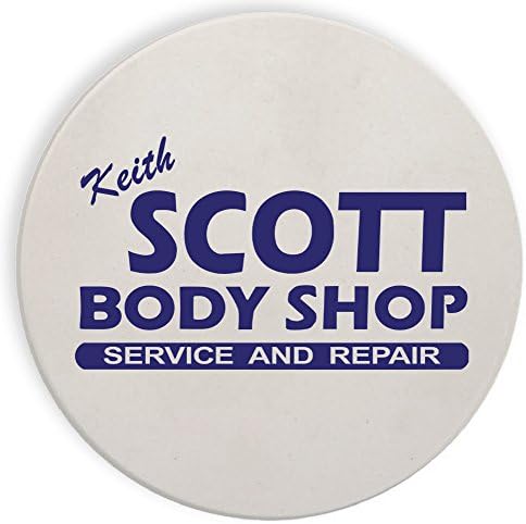 Ceramic Stone Coaster Coasters Set of Four - TV Show Drama Body Shop Parody Design