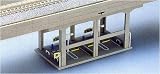 Nゲージ関連用品 複線高架橋脚ガード下駐車場 4106