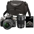 Sony DSLR-A380 DSLR Camera Deluxe 2-Lens (18-55mm & 75-300) Outfit with Interactive DVD and Camera Case