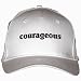 courageous White Hat / Baseball Cap