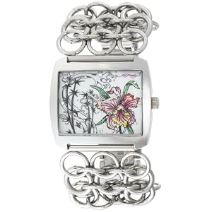 Ed Hardy Women's LY-OR Lynx Orchid Stainless Steel 316L Watch