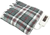 ZEPEAL ゼピール 電気ひざ掛け(120×80cm)  グレー DH-T1211-GY