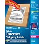 Avery Internet Shipping Labels for Laser Printers with TrueBlock Technology, 5.5 x 8.5 Inches, White, 2 Up, 100 Sheets (05126)