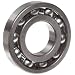 MRC R Series Small Inch-Size Ball Bearing, Single Row, Open, Pressed Steel Cage, Normal Clearance
