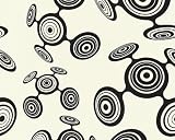 Livingwalls 6691-79 Tapete, Targets, wei&szlig; schwarz, Design by Lars Contzen