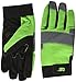 Cat Gloves Rainwear Boss Mfg CAT012214J Jumbo Fluorescent Green Spandex Back Glove