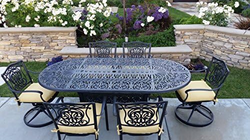 7 Piece Cast Aluminum Patio Set