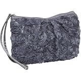 Jessica McClintock Pleated Ruffle Wristlet