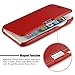 iPhone 6s/6 Case, Benuo [Luxury Series] [Slim Style] Genuine Leather Folio Flip Corrected Grain Leather Case with Magnetic Closure for iPhone 6/iPhone 6s 4.7 inch (Red)
