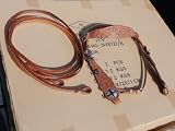 Tooled Leather Wide Cheek Bridle & Reins with Cross Conchos