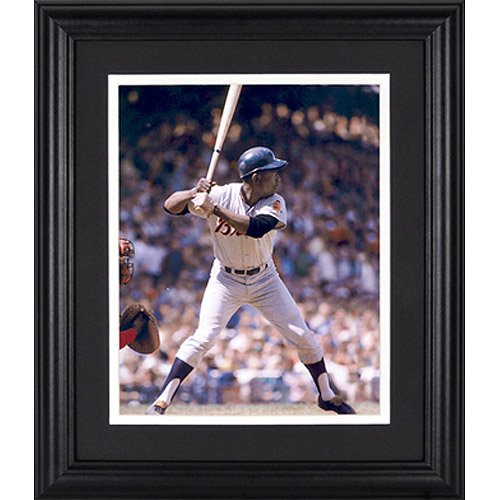 Atlanta Braves Hank Aaron 8X10 Framed Photograph By Mounted Memories