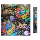 American Greetings 20sf Gift Wrap - Birthday Party Dazzle (pack Of 48) Pack of 48 pcs
