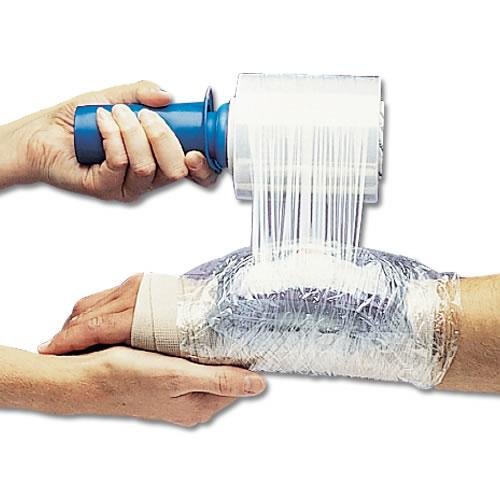 Cramer FlexIWrap SelfStick Plastic Saran Wrap for Wrapping Ice Bags