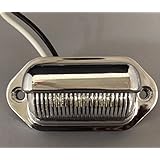 NEW LED LICENSE PLATE TAG LIGHT CHROME BOAT TRAILER RV TRUCK INTERIOR STEP LIGHT