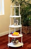 5-Tier Corner Stand Finish: White