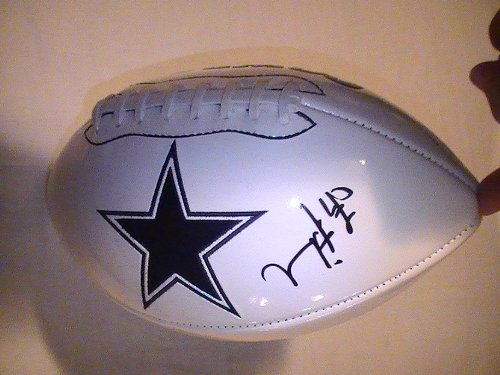 Troy Aikman Dallas Cowboys Hall Of Fame Signed Autographed Football Coa