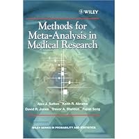 Methods for Meta-Analysis in Medical Research (Wiley Series in Probability and Statistics - Applied Probability and Statistics Section)