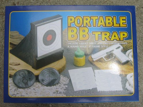 TARGET - Airsoft BB Trap Target with STAMPS for airsoft guns