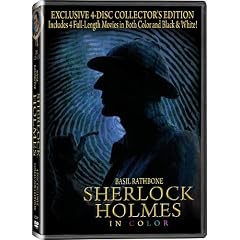 Sherlock Holmes 4 pack: Prelude to Murder, Secret Weapon, Terror by Night, & Woman in Green - In COLOR! Also Includes the Original Black-and-White Version which has been Beautifully Restored and Enhanced!