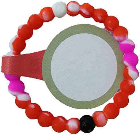 Ailimis Classic Life Balance Transparent Silicone Beaded Bracelet US M Size Camouflage pink