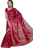 Exclusive marvellous Indian Bollywood Saree Bordeaux CA101