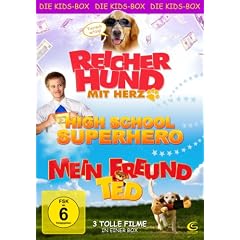 Die Kids-Box - Boxset mit 3 tollen Kinderfilmen (Reicher Hund mit Herz, High School Superhero, Mein Freund Ted) [3 DVDs]