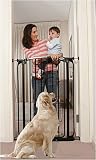 Bindaboo Extra Tall Hallway Security Metal Gate 39.4H WHITE B1123