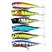 Meidus Durable Plastic Bass Fishing Lure Bait Water Tackle Hook 9Cm 14G Random Color
