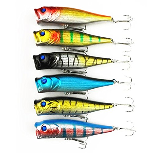 Meidus Durable Plastic Bass Fishing Lure Bait Water Tackle Hook 9Cm 14G Random Color