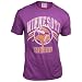 Minnesota Vikings Men's Retro Vintage T-Shirt (Dark Grape, XX-Large)