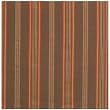 Durable Drill Weave 100% Cotton Colorful Brown and Blue Striped Tablecloth 54x90 Inches