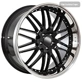 22" inch black deep dish wheels rims fit BMW 645 650 M6 745 750 6 7 series