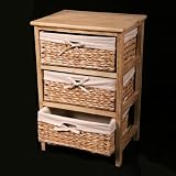 DRAWER SET WICKER FARMHOUSE RUSTIC CHABBY CHIC
