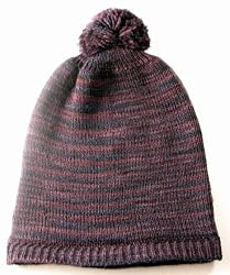 Alpaca Hat - Exclusive Collection in Blackberry Plaid [Apparel]