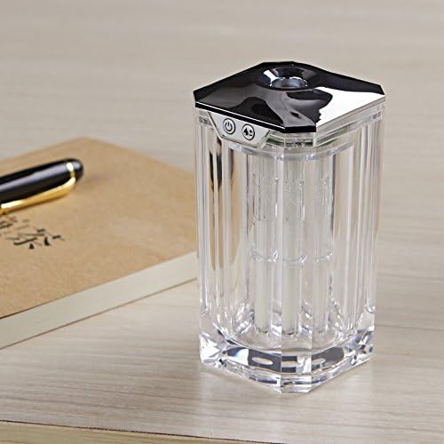 120ml Portable Aroma Diffuser Ultrasonic Humidifier LED Color Changing Lamp Light and Zero Noise